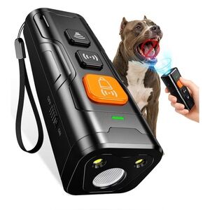 NWT 3-in-1 Ultrasonic Dog Trainer & Anti Barking Device with LED